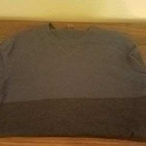 smartwool blue colorblock wool sweater size M